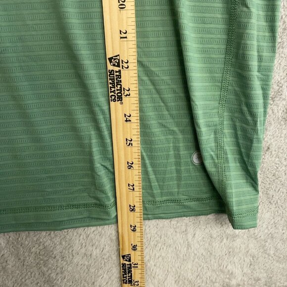 NWOT Soybu Men's M Green Striped Short Sleeve Active T-Shirt - Picture 4 of 8